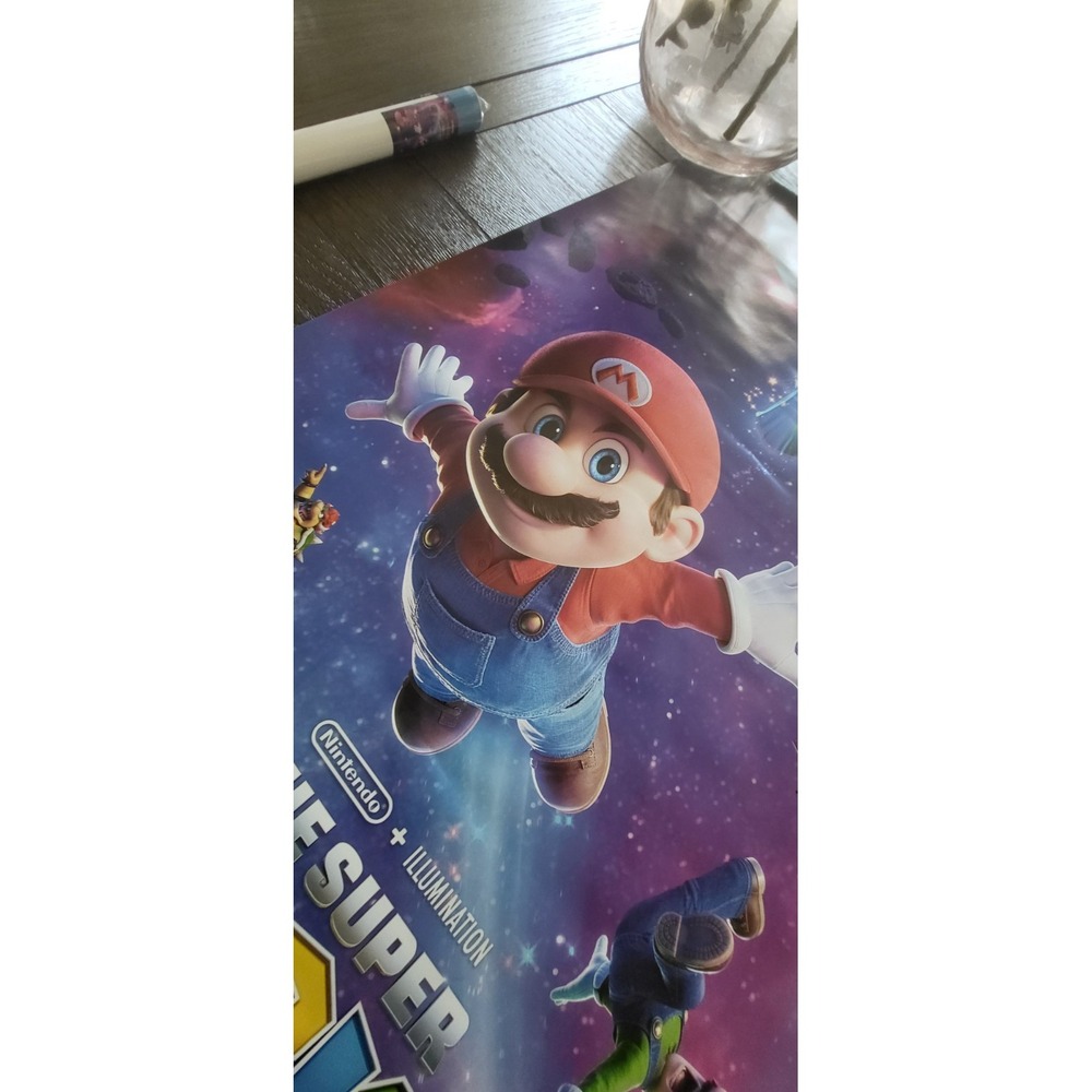 Super Mario Galaxy Movie Poster Video Game Wall Art Print 23x34 Nintendo Decor - Picture 9 of 13